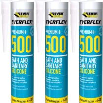 Everbuild Everflex 500 Silicone Stone 295ml - Pack of 3