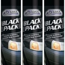 Car Pride Black Plastic Bumper & Trim Restorer Spray - Pack of 3