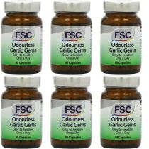 FSC One A Day Garlic Gems - Pack of 90 Capsules - Pack of 6