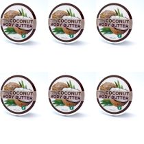 Derma V10 Coconut Body Butter 220ml  - Pack of 6