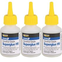 Everbuild HV20 Stick 2 High Viscosity Superglue 20g - Pack of 3