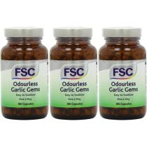 FSC One A Day Garlic Gems 365 Capsules - Pack of 3