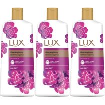 Lux Body Wash With Organ Oil Charming Peony Opulent Fragrance 600ml - Pack of 3