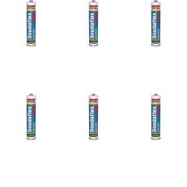 Soudal Soudaflex 40 FC Polyurethane Sealant/Adhesive Black 310ml - Pack of 6