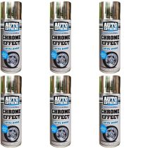 Rapide Auto Extreme Professional Chrome Effect Spray Paint 400ml - Pack of 6