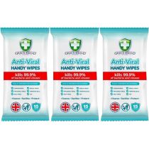 Greenshield Anti-Viral Handy Wipes 15'S - Pack of 3