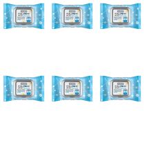 Nuage Hyaluronic Acid & Chamomile Refreshing Cleansing Facial Wipes 30 Wipes - Pack of 6