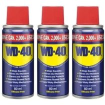 WD40 Lubricant Spray 80ml - Pack of 3