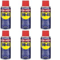 WD40 Lubricant Spray 80ml - Pack of 6