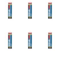Soudal Silirub LMN Neutral Silicone Clear 300ml - Pack of 6