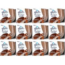 Glade Honey and Chocolate scented candle air freshener 120g glass jar