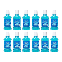 Oral-B Complete Lasting Freshness Mouthwash 250ml - Arctic Mint - Pack of 12