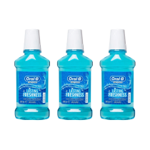 Oral-B Complete Lasting Freshness Mouthwash 250ml - Arctic Mint - Pack of 3
