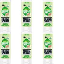 Original Source Lime and Coconut Shower Gel 250ml - Pack of 6