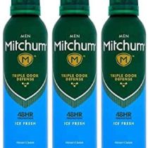 Mitchum Mens Ice Fresh Deodorant 150ml - Pack of 3