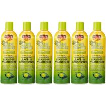 African Pride Olive Miracle Leave In Conditioner Anti Breakage Formula 355ml - Pack of 6