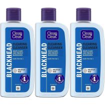 Clean & Clear Blackhead Clearing Cleanser 200ml - Pack of 3