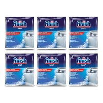 Finish Dishwasher Salt 1kg - Pack of 6