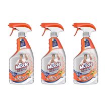 Mr Muscle Bathroom Cleaner Platinum Mandarin & Orange 750ml - Pack of 3