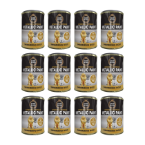 Paint Factory Metallic Paint Interior & Exterior Shimmering Gold 300ml - Pack of 12