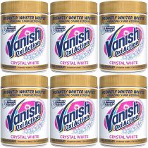 Vanish Fabric Stain Remover Gold Oxi Action Crystal Whites 470g - Pack of 6
