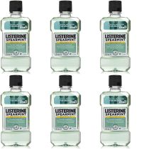 Listerine Spearmint Mouthwash 250ml - Pack of 6