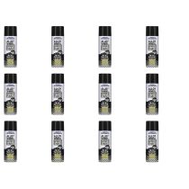 Car Pride High-Grade Car Alloy Wheel Matt Black Aerosol Spray Paint 400ml - Pack of 12
