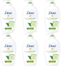 Dove Cucumber and Green Tea Caring Hand Wash 250ml - Pack of 6