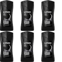 Lynx Black Shower Gel 250ml - Pack of 6
