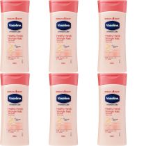 Vaseline Healthy Hands & Stronger Nails Lotion 200ml - Pack of 6