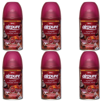 Airpure Automatic Air Freshener Refill Mulled Wine 250ml - Pack of 6