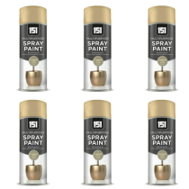 151 Multipurpose Champagne Gold Metallic Spray Paint 400ML - Pack of 6
