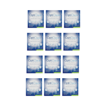 OptiClear Lens Wipes Smear-Free Quick-Drying 26 Wipes - Pack of 12