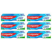 Colgate Toothpaste Triple Action Original Mint 75ml - Pack of 6
