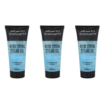 Alberto Balsam Ultra Strong Styling Gel 200ml - Pack of 3