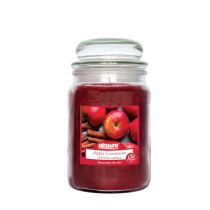 Airpure Apple Cinnamon Scented Candle Jar for Home & Office 18oz