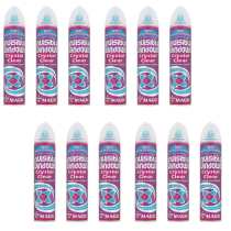 Aristowax Invisible Windows Crystal Clear Foaming Glass Cleaner Spray 300 ML - Pack of 12