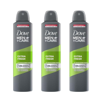 Dove Men+Care Extra Fresh Antiperspirant Deodorant Spray 150 ml - Pack of 3
