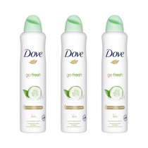 Dove Go Fresh Cucumber & Green Tea Deodorant Spray 150ml - Pack of 3