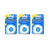 Oral B Essential Dental Floss Original Unwaxed - Pack of 3