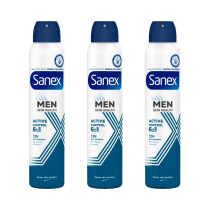 Sanex Deo Men Active Control 200ml (New Pack) - Pack of 3