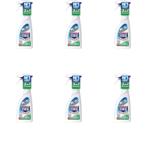 Viakal 3-in-1 Bathroom Limescale Remover Anti-Bacterial Spray 500ml - Pack of 6