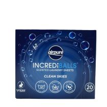 Airpure Incrediballs Laundry Sheets Clean Skies 20 Washes