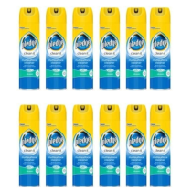 Pledge Clean It Multi Surface Classic Cleaner 250ml spray bottle on a kitchen counter