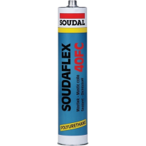 Soudal Soudaflex 40FC Polyurethane Sealant Grey 310ml - Pack of 12