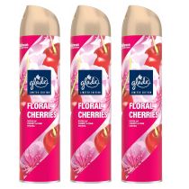 Glade Frosted Floral Cherries aerosol room spray 300ml Holiday Glow Collection