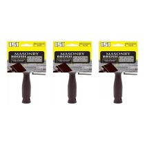 151 Masonry Paint Brush with Hanging Clip - Pack of 3