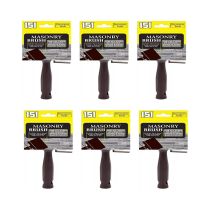 151 Masonry Paint Brush with Hanging Clip - Pack of 6