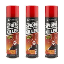 Pestshield Spider & Creepy Crawly Insect Killer Spray 200ml - Pack of 3