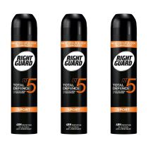 Right Guard Total Defence 5 Sport Anti-Perspirant Deodorant 250 ML - Pack of 3